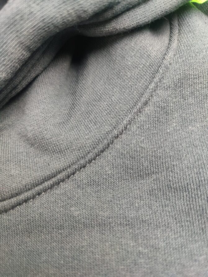 Blue Muffler Fleece Hoodie - Image 3