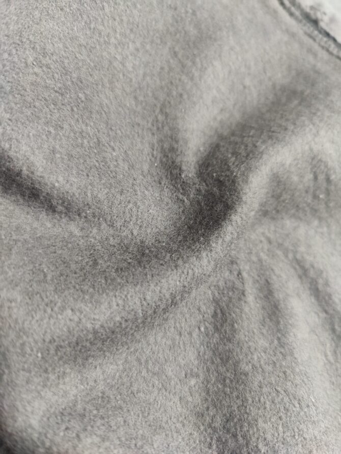 Dark-Grey Muffler Fleece Hoodie - Image 3