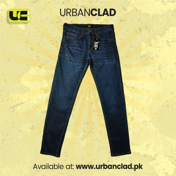 UrbanClad Premium Denim Jeans Dark Faded