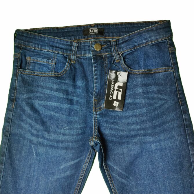 UrbanClad Premium Denim Jeans Dark Faded - Image 3