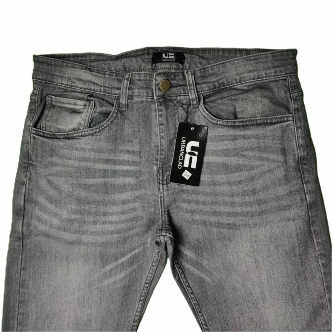 UrbanClad Premium Denim Jeans Gray - Image 3