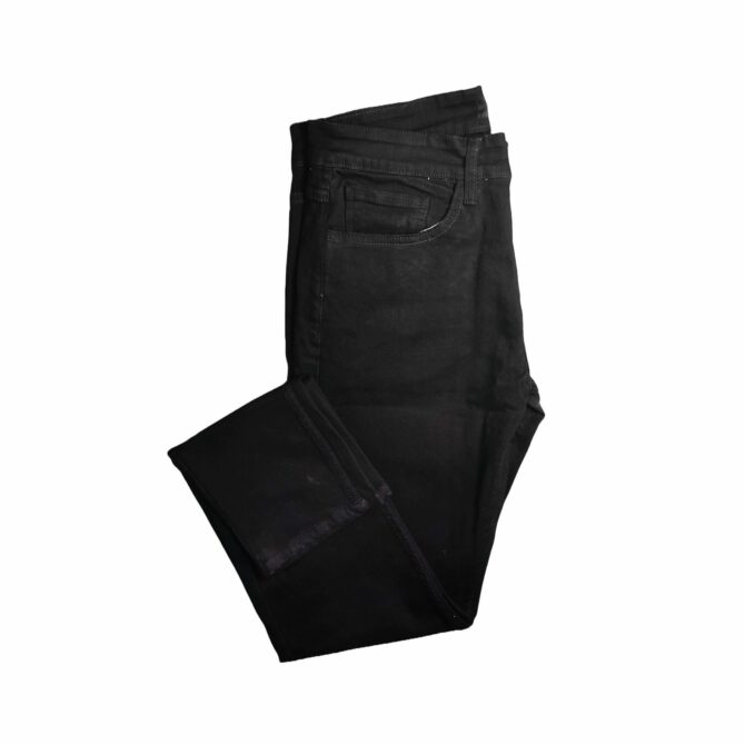 UrbanClad Premium Denim Jeans Black - Image 4
